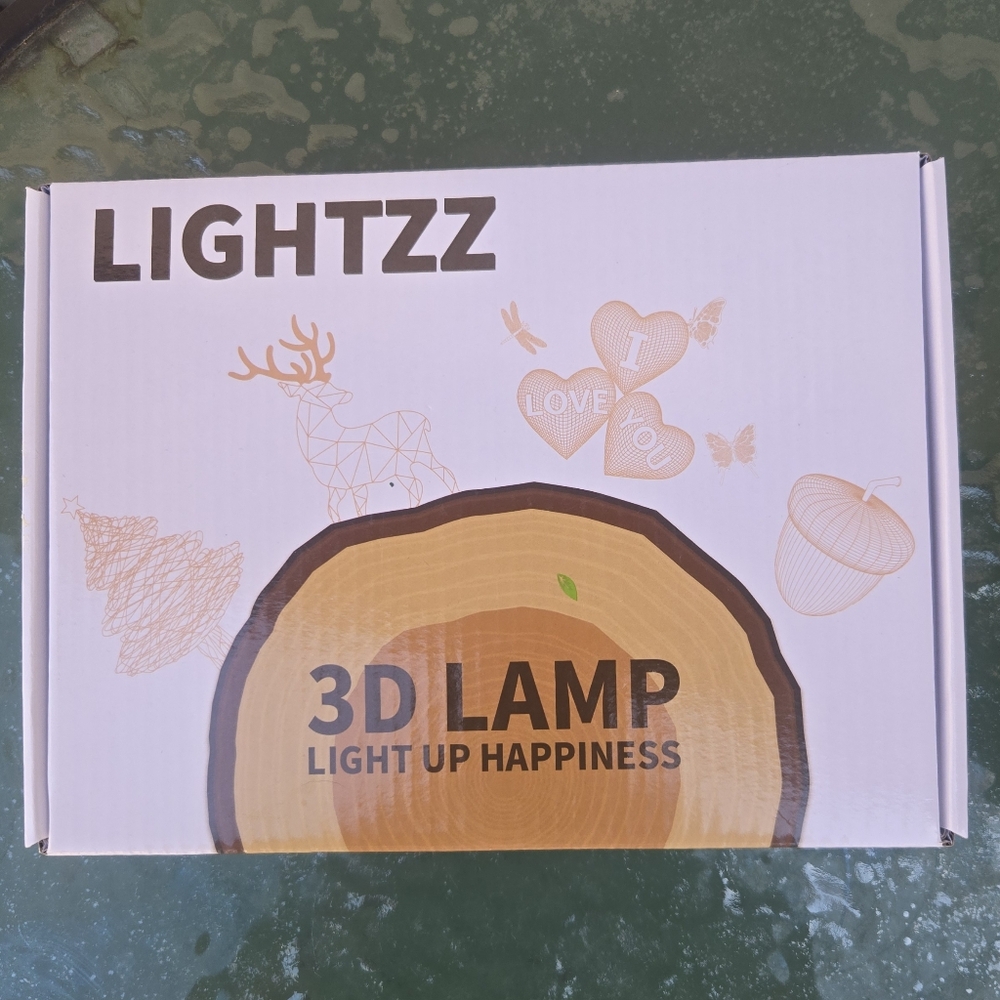 LIGHTZZ 3D Lamp- Gift For Best Friend- Cute- Quotes- Brand New
